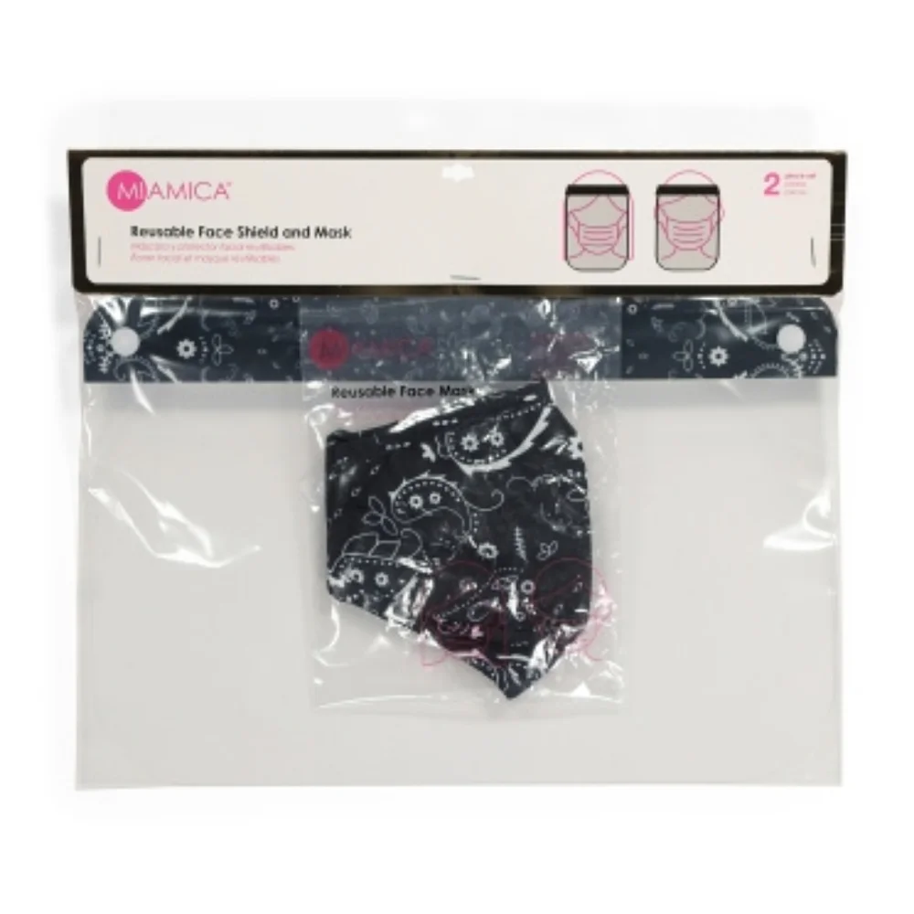 Miamica 2pcs Masks and Shield coords set J085